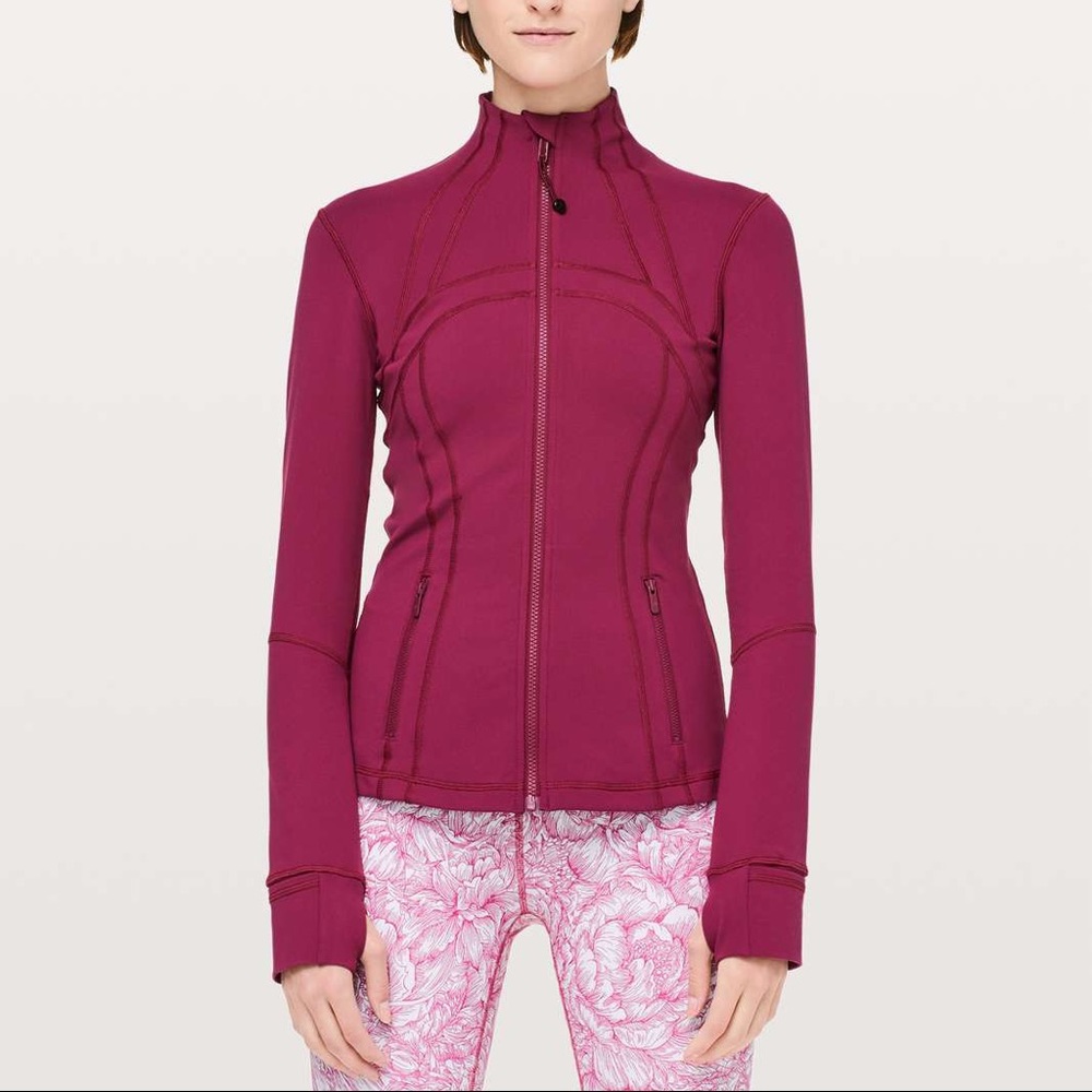 Star Ruby Red Pink Lululemon Luon Define Jacket
